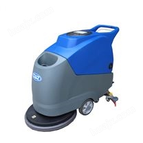 威卓手推式洗地机WZ-X2b工厂用电瓶式洗地吸干机