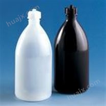 试剂瓶PE-LD材质。窄口试剂瓶，带瓶口套管