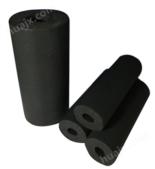 黑色阻燃b1级耐高温橡塑管 空调铝箔保温管 吸音减震橡塑管 布林品牌 防水隔潮保温材料