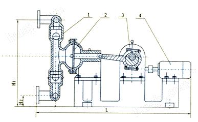 DBY系列电动隔膜泵安装图