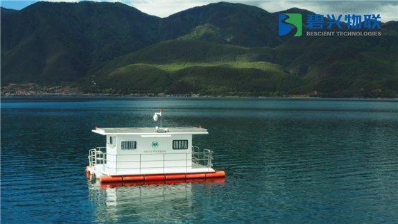 碧兴物联浮船式式水质监测站应用展示-碧兴物联